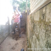 Pipe  laying work