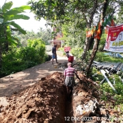 Pipe  laying work