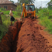 Pipe line work