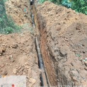 Laying of 200 DI is in progress 