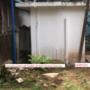Construction of Toilet at SAT Pump House