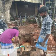 Interconnection work at changanaserry junction