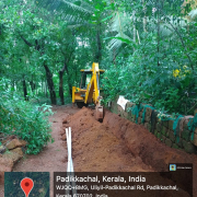 PVC PIPE LAYING IS ON PROGRESS @ THILENKERY(PADIKKACHAL)