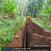 JJM KUNNOTHUPARAMBA DISTRIBUTION PIPE LAYING