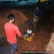 Earth compaction along Mayyil KRFB Road 