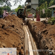 300mm 200mm DI k9 pipe laying