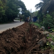 140mm PVC laying