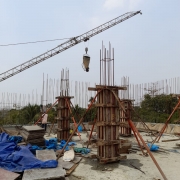First stage Column concreting 