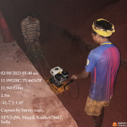 Earth compaction along Mayyil KRFB Road 