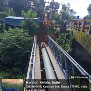 kolachery gravity Main MS PIPE Crossing @ Pazhassi irrigation canal 