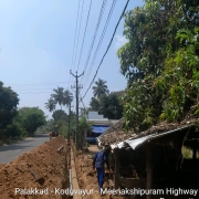 300mm DI pipe laying 