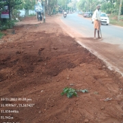 500 m gravity line- road clearing 