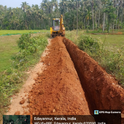 KEEZHALLUR ZONE-3,DISTRIBUTION PIPE LAYING