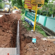 300mm DI k9 pipe laying