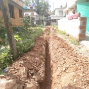 Pipe  laying work