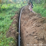 90mm PVC Laying