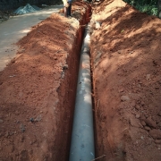 Pumping main from Cherani sump to Thadaparamba OHSR