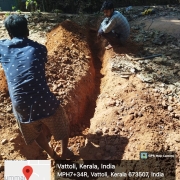 pipe line laying work
