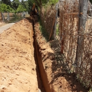 90mm pvc 8 kg pipe line work 