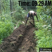 PVC pipe laying 