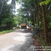 Road restoration work