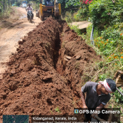 Noolpuzha Panchayath- Pipe laying on progress