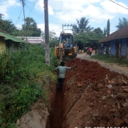 90mm PVC laying 