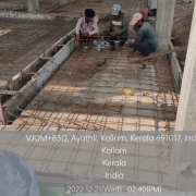 Chlorine house: Rebar in progress