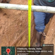90mm ,8kg pipe laying at paparamcode - mannamkuzhi road