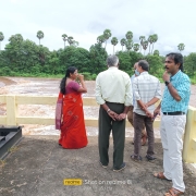 CN NR visited our various project site, malampuzha in take and kunnamkattupathy in take