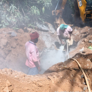 Rock cutting at veeramangalam