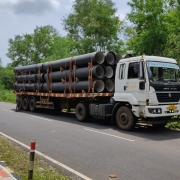 18.09.2021 supply of 600 mm DI K9 pipes