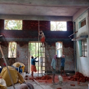Brick work and plastering works