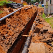 Pothanicad pipe laying