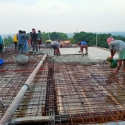 concreting for Roof slab of ww tank 24.03.21