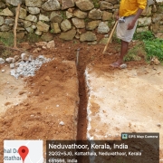 House connections work in progress at kottathala (ward 14) 