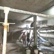 sidewall plastering 