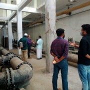KIIFB Electro mechanical team inspection at site