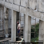 Column plastering on the connecting channel adjacent to CFL1