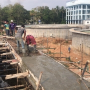 RWC : walkway slab at 10.5m level concreting