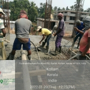 Concreting of +8.40m lvl slab