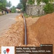  Manual pipe laying work (gap work) at pannamuttam (ward 7)
