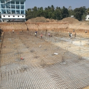 Reinforcement work for filter house