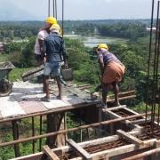 3rd brace beam casting work at JTS Marutharoad