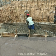 CFL01-Concreting of remaining raft 