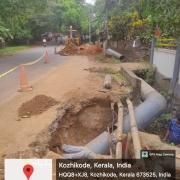 500 mm DI Laying and MS pipe work at koothali 2/6