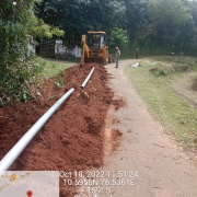90mm 8kg pipe laying work