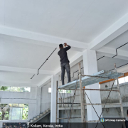 Cable work in chemical house