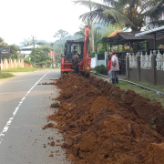 Vythiri - Pipe laying on progress 