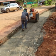 Road restoration works